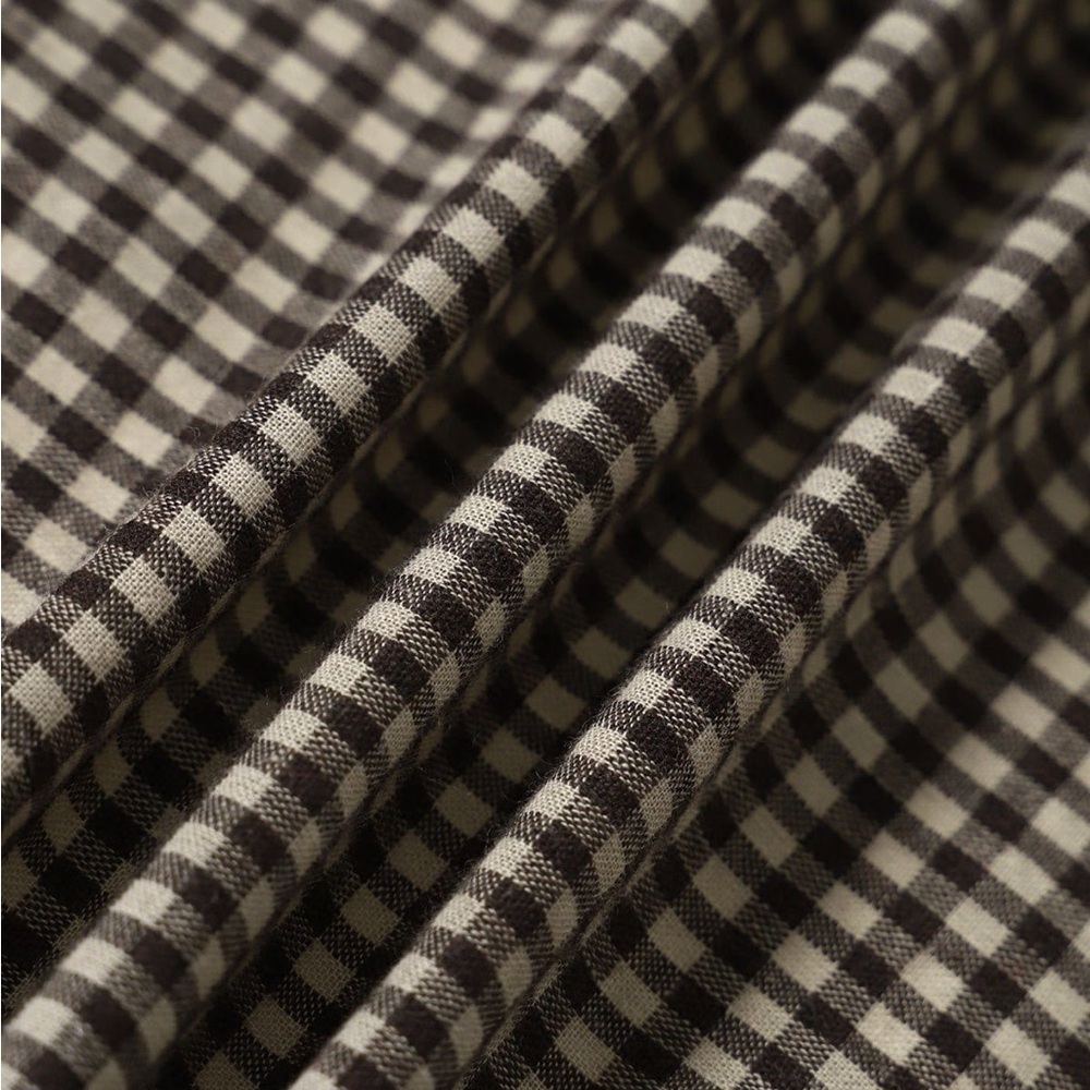Rihoas Brown High Waisted Plaid Shorts - Picture 6 of 10